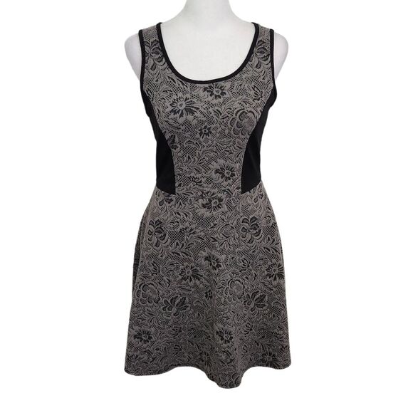 Olive & Oak Gray and Black Fit and Flare Mini Dress Size XS Party Dress - Picture 1 of 7